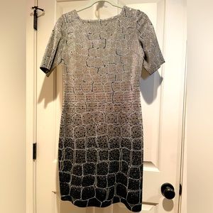 St. John Ombré Knit Dress